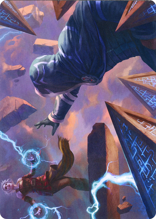 Nahiri's Binding // Nahiri's Binding (AZNR-042) - Zendikar Rising Art Series (Borderless) Foil