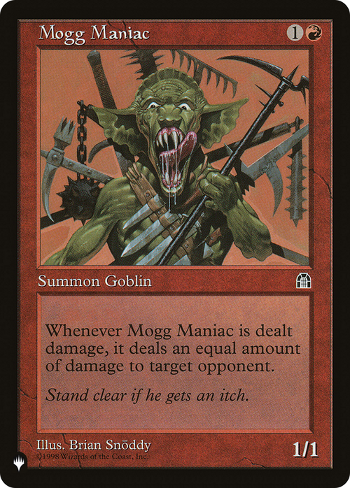 Mogg Maniac (LIST-STH-94) - The List