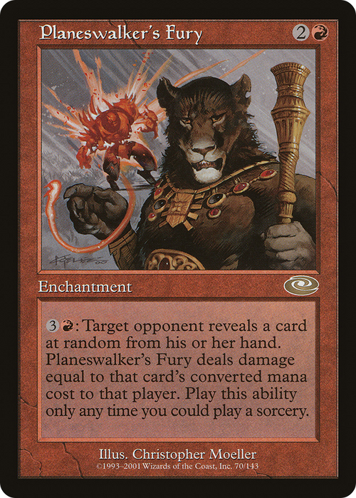 Planeswalker's Fury (PLS-070) - Planeshift Foil