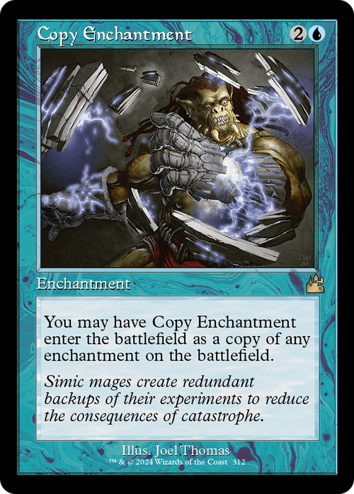 Copy Enchantment (Retro Frame) (RVR-312) - Ravnica Remastered Foil