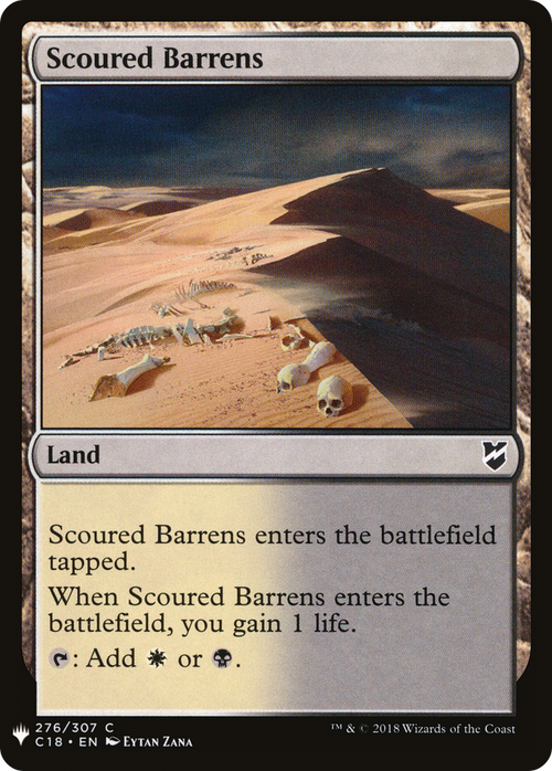 Scoured Barrens (LIST-C18-276) - The List
