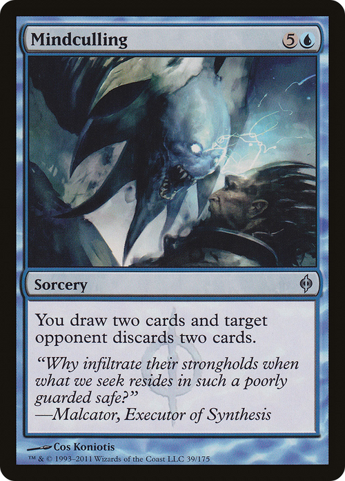 Mindculling (NPH-039) - New Phyrexia Foil