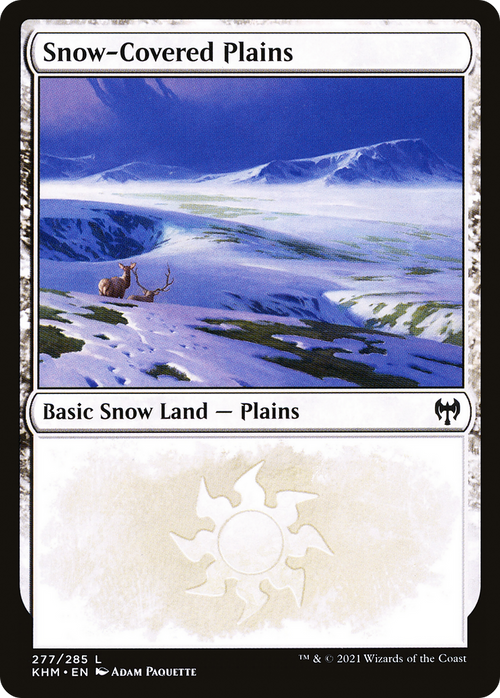 Snow-Covered Plains (KHM-277) - Kaldheim: (snow)