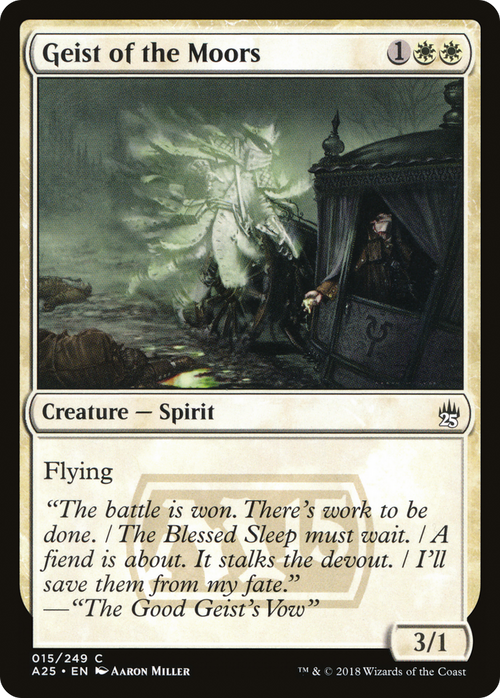 Geist of the Moors (A25-015) - Masters 25 Foil