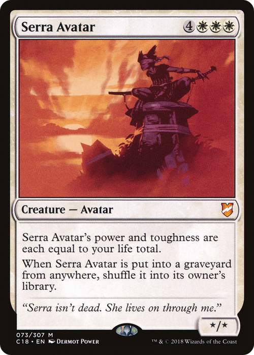 Serra Avatar (C18-073) - Commander 2018