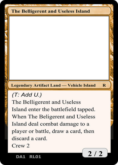 The Belligerent and Useless Island (UNK-) - Unknown Event