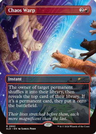 Chaos Warp (SLD-2692) - Secret Lair Drop Series Foil
