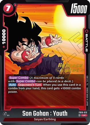Son Gohan : Youth - FB10-013 (FB10-013) - Cross Force Release Event Cards