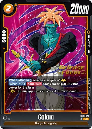 Gokua - FB10-076 (FB10-076) - Cross Force Release Event Cards