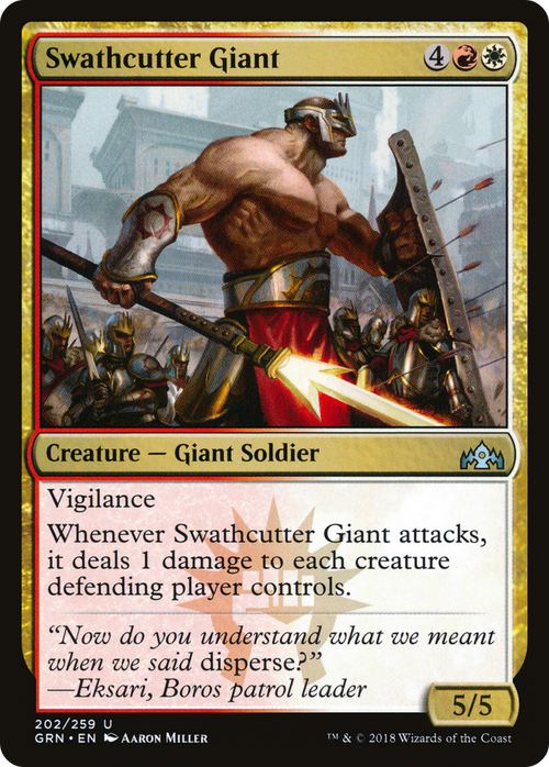 Swathcutter Giant (GRN-202) - Guilds of Ravnica