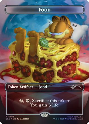 Food Token (0918) (SLD-918) - Secret Lair Drop Series Foil