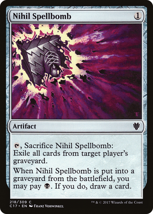 Nihil Spellbomb (C17-218) - Commander 2017