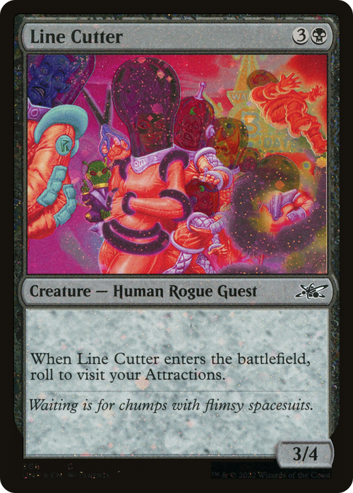 Line Cutter (Galaxy Foil) (UNF-366) - Unfinity Foil