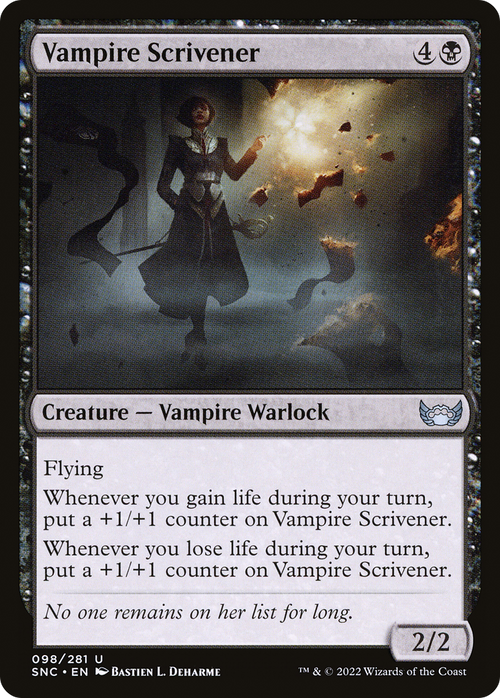 Vampire Scrivener (SNC-098) - Streets of New Capenna