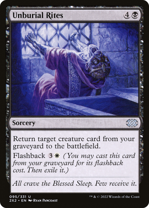 Unburial Rites (2X2-095) - Double Masters 2022