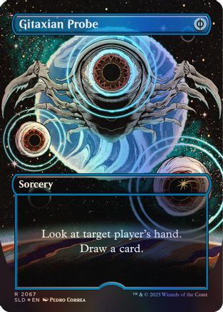 Gitaxian Probe (2067) (Rainbow Foil) (SLD-2067) - Secret Lair Drop Series Foil
