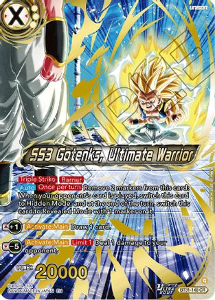 SS3 Gotenks, Ultimate Warrior (BT31-148) - Impact Beyond Dimensions Foil