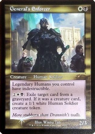 General's Enforcer (Retro Frame) (SLD-7152) - Secret Lair Drop Series Foil