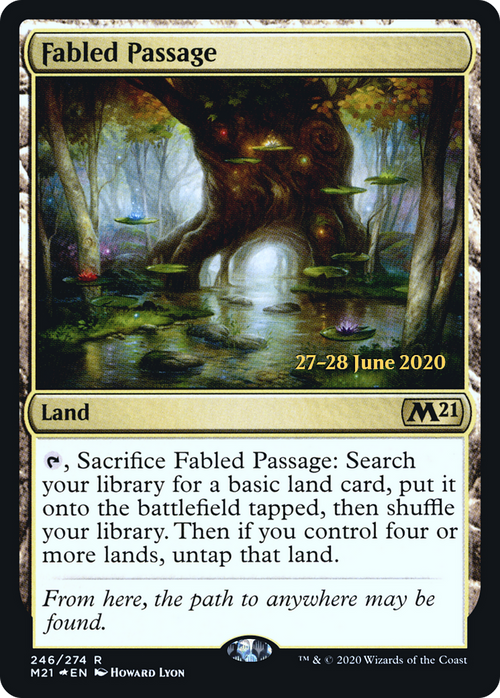 Fabled Passage (M21) (PRE-246S) - Core Set 2021 Promos Foil
