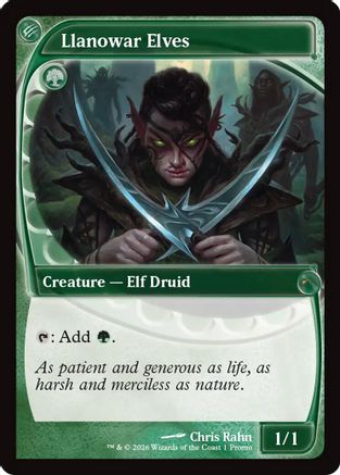 Llanowar Elves (MFP-001) - MagicFest Cards Foil