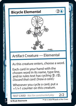 Bicycle Elemental (CMB1-) - Mystery Booster: Convention Edition Exclusives