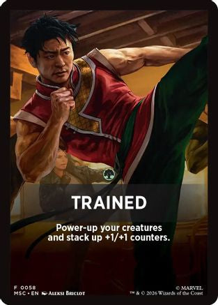 Trained Theme Card (MSC-058) - Commander: Marvel Super Heroes
