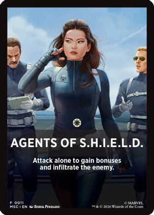 Agents of S.H.I.E.L.D. Theme Card (MSC-011) - Commander: Marvel Super Heroes