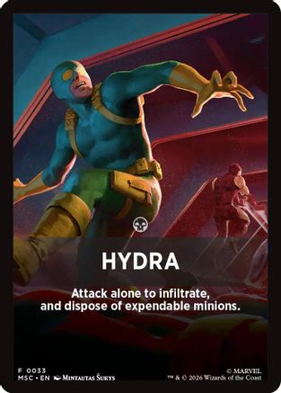 Hydra Theme Card (MSC-033) - Commander: Marvel Super Heroes