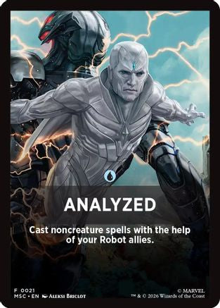 Analyzed Theme Card (MSC-021) - Commander: Marvel Super Heroes