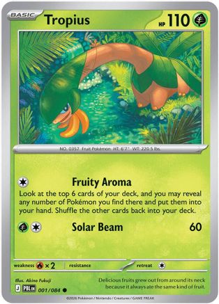 Tropius 001  ME05 Pitch Black - Common