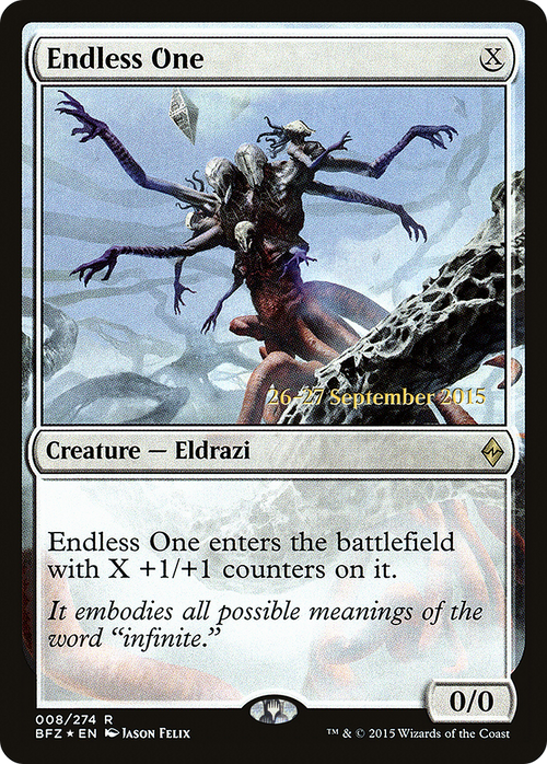 Endless One (PRE-08S) - Battle for Zendikar Promos Foil