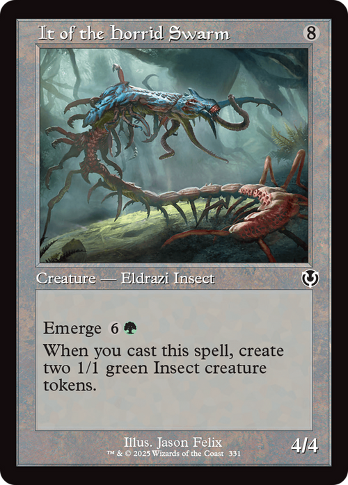 It of the Horrid Swarm (Retro Frame) (INR-331) - Innistrad Remastered Foil