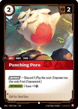 Punching Poro (007/166) - Vendetta