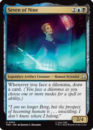 Seven of Nine (TRK-252) - Star Trek Foil
