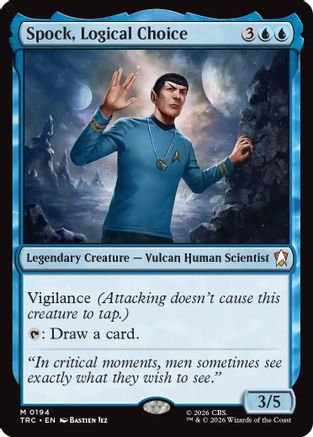 Spock, Logical Choice (TRC-194) - Commander: Star Trek