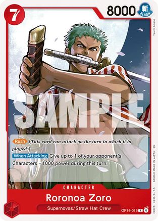 Roronoa Zoro (OP14-015) - Starter Deck 31: RED Monkey.D.Luffy