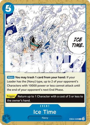 Ice Time (EB04-028) - Starter Deck 33: BLUE Kuzan