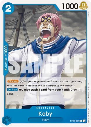 Koby (ST33-001) - Starter Deck 33: BLUE Kuzan