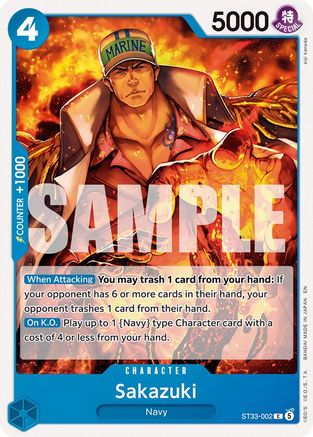Sakazuki (ST33-002) - Starter Deck 33: BLUE Kuzan
