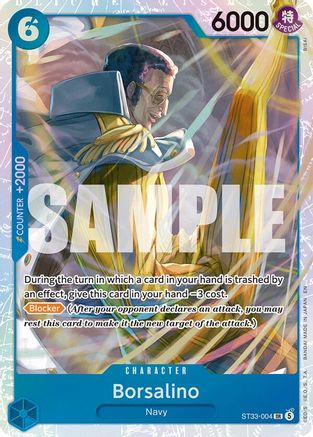 Borsalino (ST33-004) - Starter Deck 33: BLUE Kuzan Foil