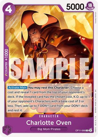 Charlotte Oven (OP11-066) - Starter Deck 34: PURPLE Charlotte Katakuri