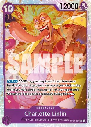 Charlotte Linlin (ST34-004) - Starter Deck 34: PURPLE Charlotte Katakuri Foil