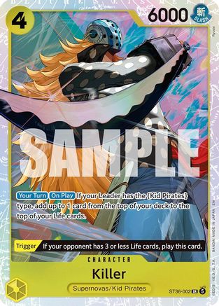 Killer (ST36-002) - Starter Deck 36: YELLOW Eustass”Captain”Kid Foil