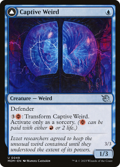 Captive Weird (MOM-049) - March of the Machine Foil