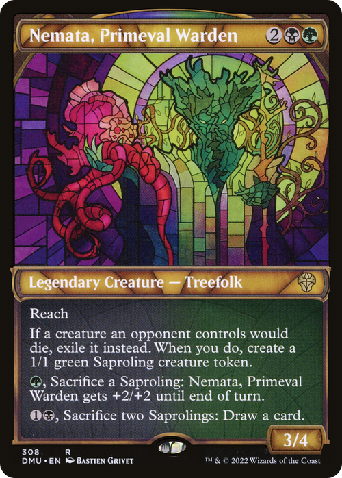 Nemata, Primeval Warden (Showcase) (DMU-308) - Dominaria United: (Showcase)