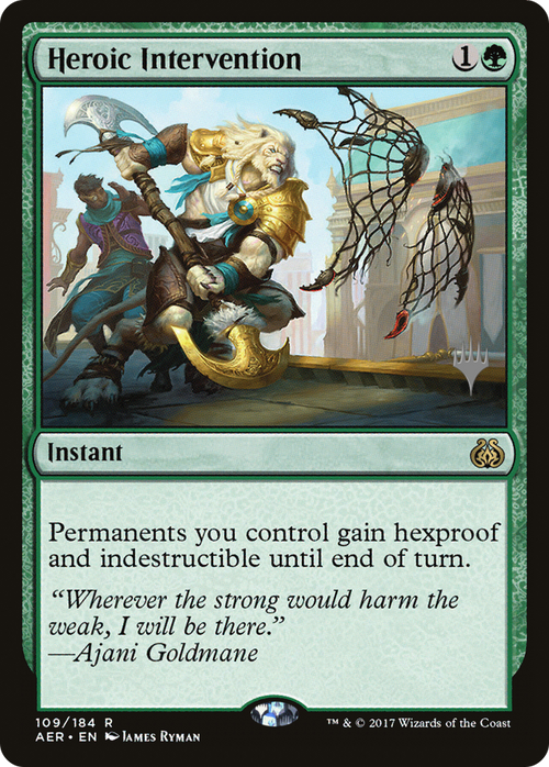 Heroic Intervention (PPTHB-109P) - Aether Revolt Promos Foil