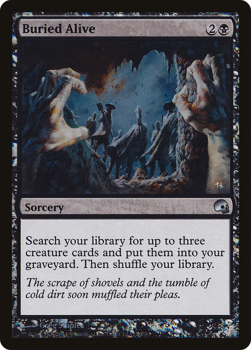 Buried Alive (GRV-020) - Premium Deck Series: Graveborn Foil