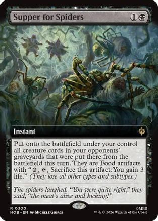 Supper for Spiders (Extended Art) (HOB-300) - The Hobbit Foil