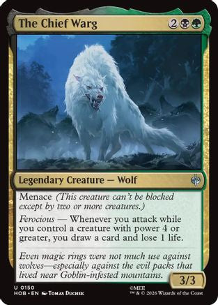 The Chief Warg (HOB-150) - The Hobbit