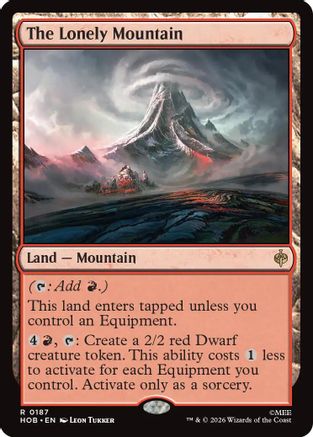 The Lonely Mountain (HOB-187) - The Hobbit Foil